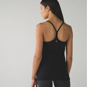 Lululemon Power Y Tank Luon in Black